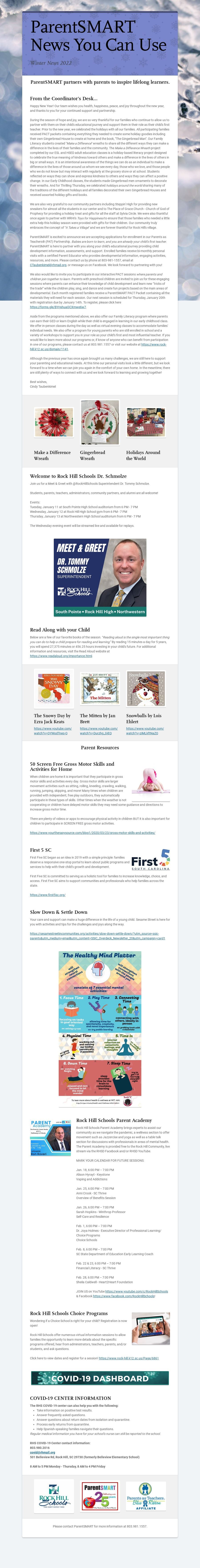 ParentSMART News You Can Use - Winter 2022