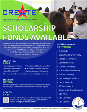 CREATE Scholarship