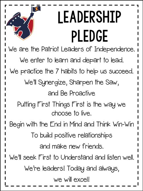 Leadership Pledge