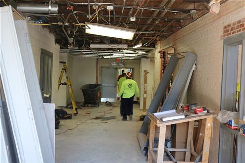 Inside hallway 