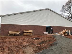 back of Montessori building 