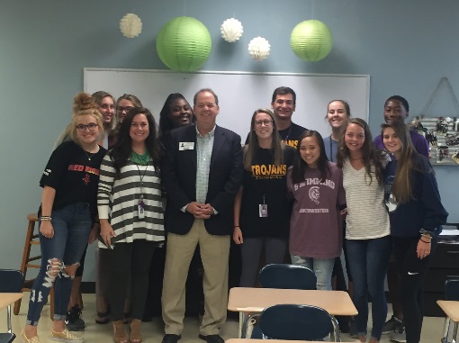 Mayor visits SL class