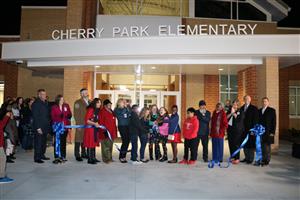 Cherry Park ribbon cutting 