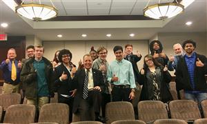 Thumbs up @ the State House! Thumbs up @ the State House!