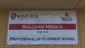 partner school sign 