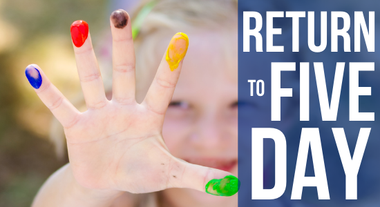  5 day instruction returns