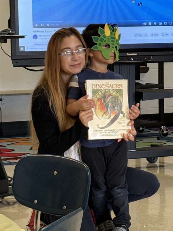Student loves dinosaurs!